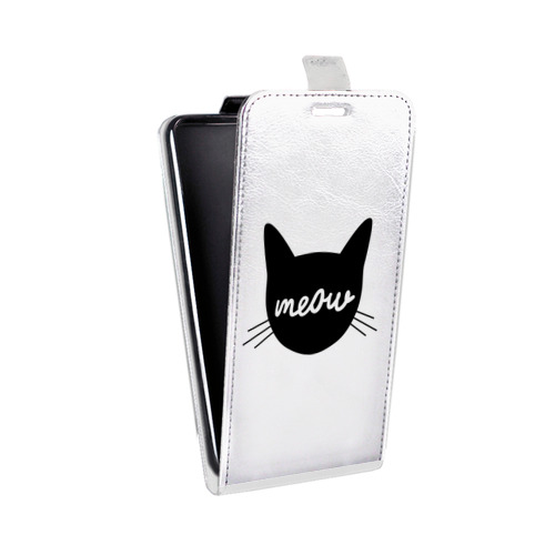 Дизайнерский вертикальный чехол-книжка для Huawei Y6p Прозрачные кошки