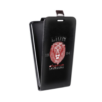 Дизайнерский вертикальный чехол-книжка для Huawei Honor 9X Lite Символика льва (на заказ)