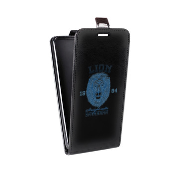 Дизайнерский вертикальный чехол-книжка для Sony Xperia L1 Символика льва (на заказ)