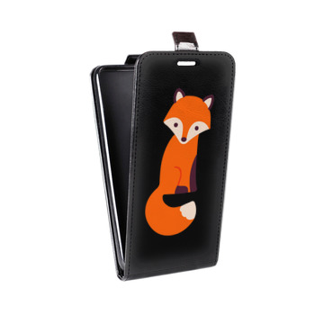 Дизайнерский вертикальный чехол-книжка для Iphone 7 Прозрачные лисы (на заказ)