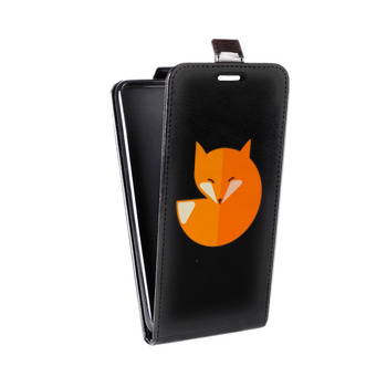 Дизайнерский вертикальный чехол-книжка для ASUS Zenfone 4 Прозрачные лисы (на заказ)