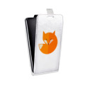 Дизайнерский вертикальный чехол-книжка для Sony Xperia go Прозрачные лисы