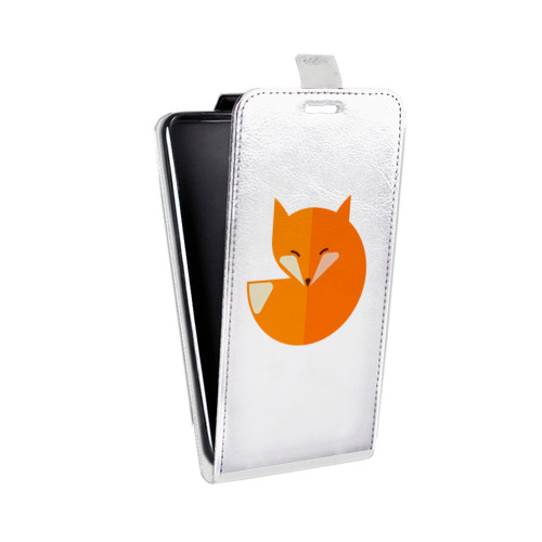 Дизайнерский вертикальный чехол-книжка для Google Pixel 5 Прозрачные лисы
