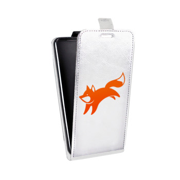 Дизайнерский вертикальный чехол-книжка для Huawei Honor 9 Lite Прозрачные лисы (на заказ)