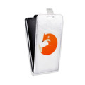 Дизайнерский вертикальный чехол-книжка для ASUS ZenFone Go ZB500KL Прозрачные лисы