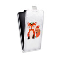 Дизайнерский вертикальный чехол-книжка для Sony Xperia XZ Лиса - шаман