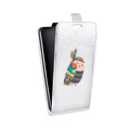Дизайнерский вертикальный чехол-книжка для Iphone 5c Совы 