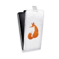 Дизайнерский вертикальный чехол-книжка для Sony Xperia XZ Прозрачные лисы