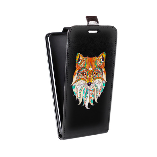 Дизайнерский вертикальный чехол-книжка для Samsung Galaxy Note 7 Животный арт 4