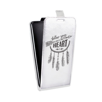 Дизайнерский вертикальный чехол-книжка для Huawei Honor 8 Прозрачные ловцы снов (на заказ)