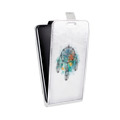 Дизайнерский вертикальный чехол-книжка для LG Optimus G2 mini Прозрачные ловцы снов