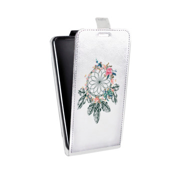 Дизайнерский вертикальный чехол-книжка для Iphone 5s Прозрачные ловцы снов (на заказ)