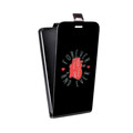 Дизайнерский вертикальный чехол-книжка для HTC Desire 530 Мистические эмблемы