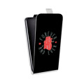 Дизайнерский вертикальный чехол-книжка для LG K10 Мистические эмблемы