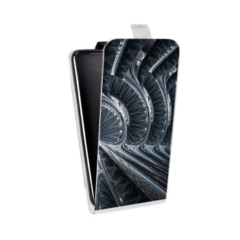 Дизайнерский вертикальный чехол-книжка для Sony Xperia E5 Абстракции Вращение (на заказ)