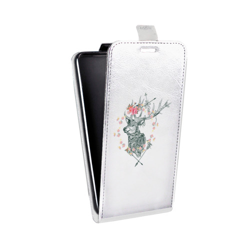 Дизайнерский вертикальный чехол-книжка для Samsung Galaxy Grand Прозрачные ловцы снов