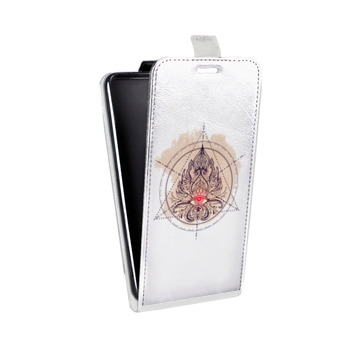 Дизайнерский вертикальный чехол-книжка для Iphone 5s Прозрачное всевидящее око (на заказ)