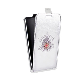 Дизайнерский вертикальный чехол-книжка для Sony Xperia E4g Прозрачное всевидящее око (на заказ)