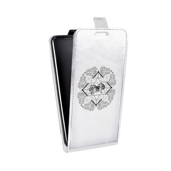 Дизайнерский вертикальный чехол-книжка для Sony Xperia E4g Прозрачное всевидящее око (на заказ)
