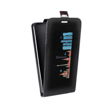 Дизайнерский вертикальный чехол-книжка для HTC Desire 626 Москва (на заказ)