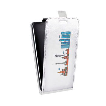 Дизайнерский вертикальный чехол-книжка для Xiaomi RedMi Note 5 Pro Москва (на заказ)
