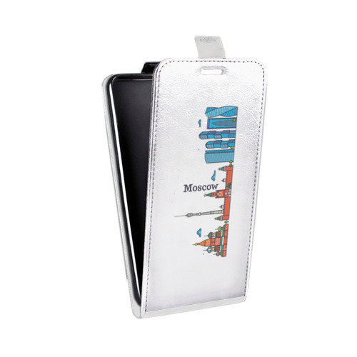 Дизайнерский вертикальный чехол-книжка для Huawei Mate 10 Москва