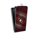 Дизайнерский вертикальный чехол-книжка для HTC Desire 12 Абстракции Вращение