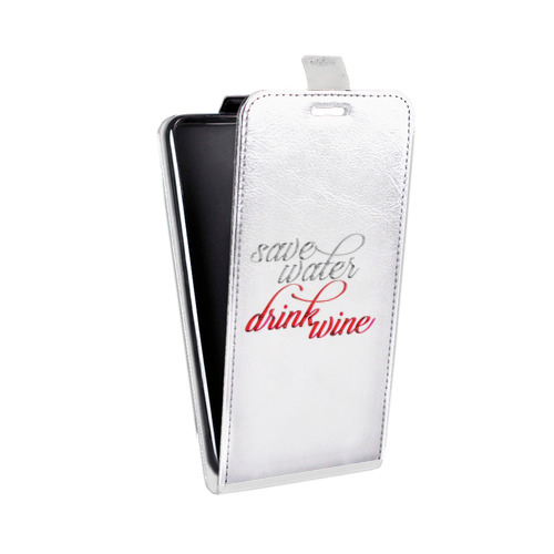 Дизайнерский вертикальный чехол-книжка для ASUS Zenfone 2 Laser 5 ZE500KL Прозрачные надписи 1