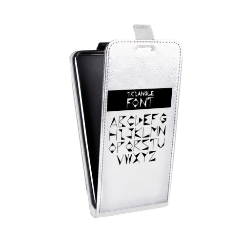 Дизайнерский вертикальный чехол-книжка для LG G7 Fit Прозрачные надписи 1