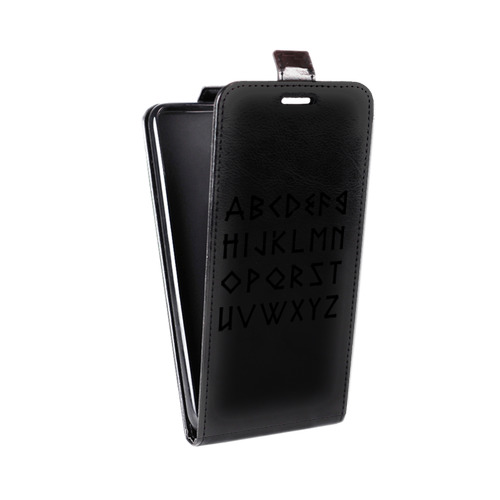 Дизайнерский вертикальный чехол-книжка для ASUS ZenFone Max Прозрачные надписи 1