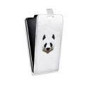 Дизайнерский вертикальный чехол-книжка для ASUS ZenFone 4 ZE554KL Прозрачные панды - смайлики