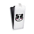 Дизайнерский вертикальный чехол-книжка для Iphone 5c Прозрачные панды - смайлики