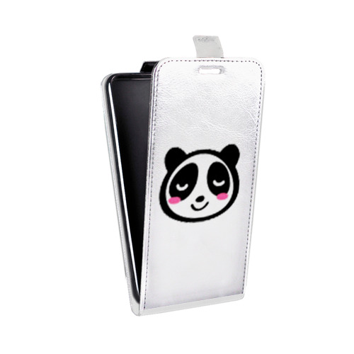 Дизайнерский вертикальный чехол-книжка для Huawei P Smart Z Прозрачные панды - смайлики