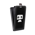 Дизайнерский вертикальный чехол-книжка для ASUS ZenFone 5 Lite Прозрачные панды - смайлики