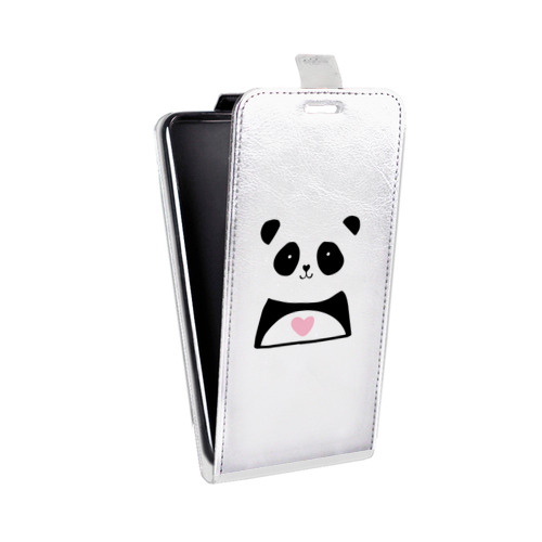 Дизайнерский вертикальный чехол-книжка для Realme 7 Прозрачные панды - смайлики