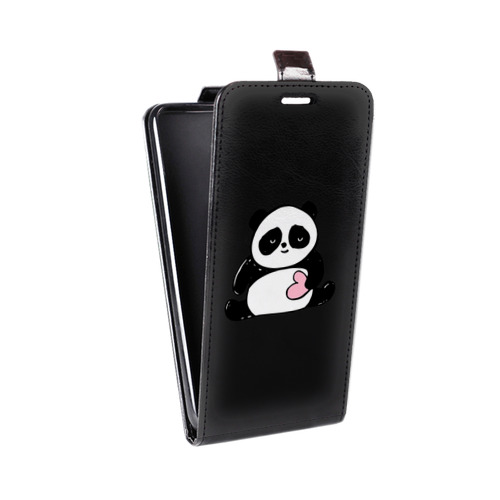 Дизайнерский вертикальный чехол-книжка для Iphone 12 Mini Прозрачные панды - смайлики