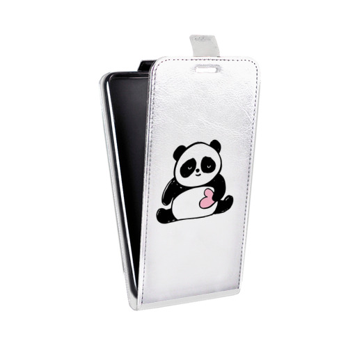 Дизайнерский вертикальный чехол-книжка для Motorola Moto G6 Прозрачные панды - смайлики