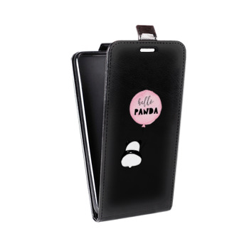 Дизайнерский вертикальный чехол-книжка для Iphone 5s Прозрачные панды - смайлики (на заказ)