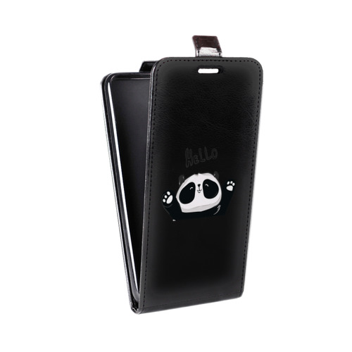Дизайнерский вертикальный чехол-книжка для ASUS ZenFone 4 Pro Прозрачные панды - смайлики