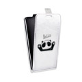 Дизайнерский вертикальный чехол-книжка для LG K10 Прозрачные панды - смайлики