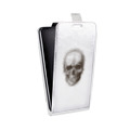 Дизайнерский вертикальный чехол-книжка для Iphone 11 Pro Max прозрачные череп