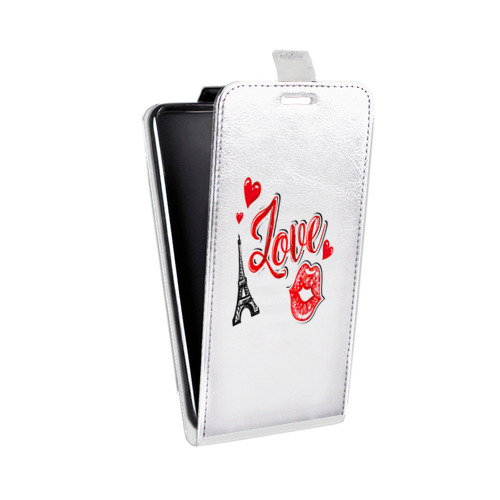 Дизайнерский вертикальный чехол-книжка для Realme X2 Pro Прозрачные париж