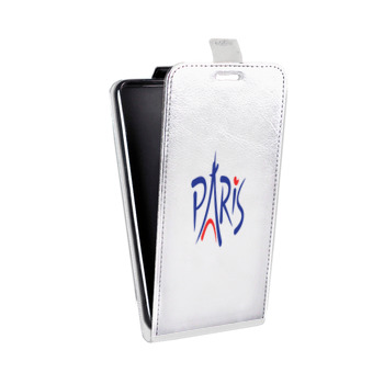Дизайнерский вертикальный чехол-книжка для HTC U12 Plus Прозрачные париж (на заказ)