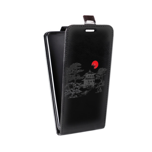 Дизайнерский вертикальный чехол-книжка для ASUS ZenFone 4 Pro Прозрачная япония
