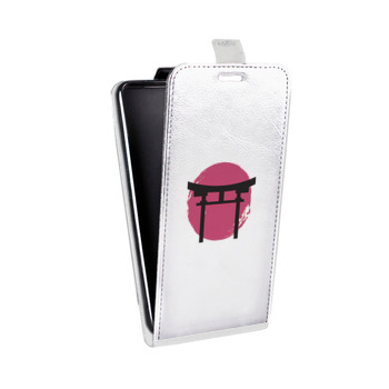 Дизайнерский вертикальный чехол-книжка для LG G5 Прозрачная япония (на заказ)
