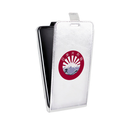 Дизайнерский вертикальный чехол-книжка для LG Optimus G2 Прозрачная япония