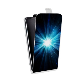 Дизайнерский вертикальный чехол-книжка для Huawei Honor 10X Lite Абстракции Сияние (на заказ)