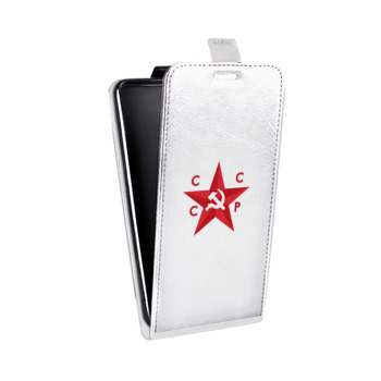 Дизайнерский вертикальный чехол-книжка для LG G5 Флаг СССР (на заказ)