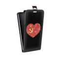 Дизайнерский вертикальный чехол-книжка для ASUS ZenFone 4 Selfie Флаг СССР