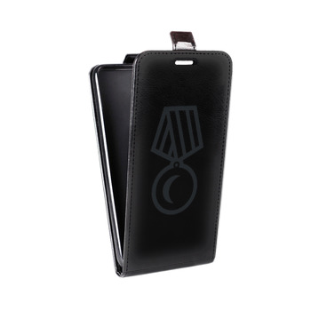 Дизайнерский вертикальный чехол-книжка для Sony Xperia E4g Стикеры к Дню Победы (на заказ)